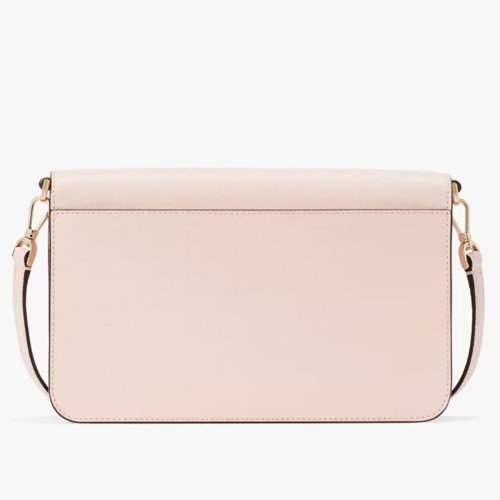 NWT - Kate Spade Madison Flap Convertible Crossbody - Conch Pink - Picture 3 of 4